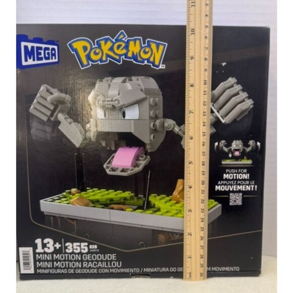Mega Pokémon Mini Motion Geodude Building Set - Picture 2 of 4